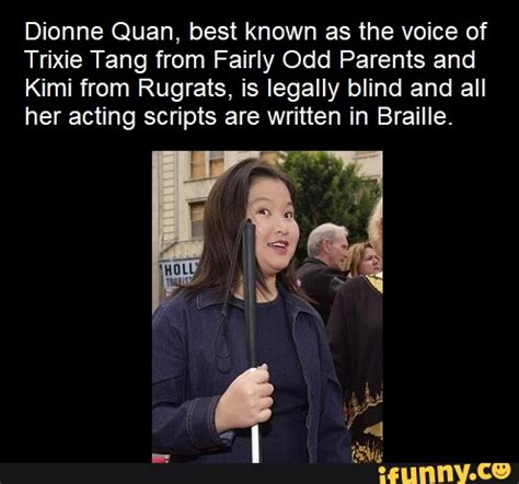 Dionne Quan: The Legally Blind Voice Actress Who Performed with Brail.